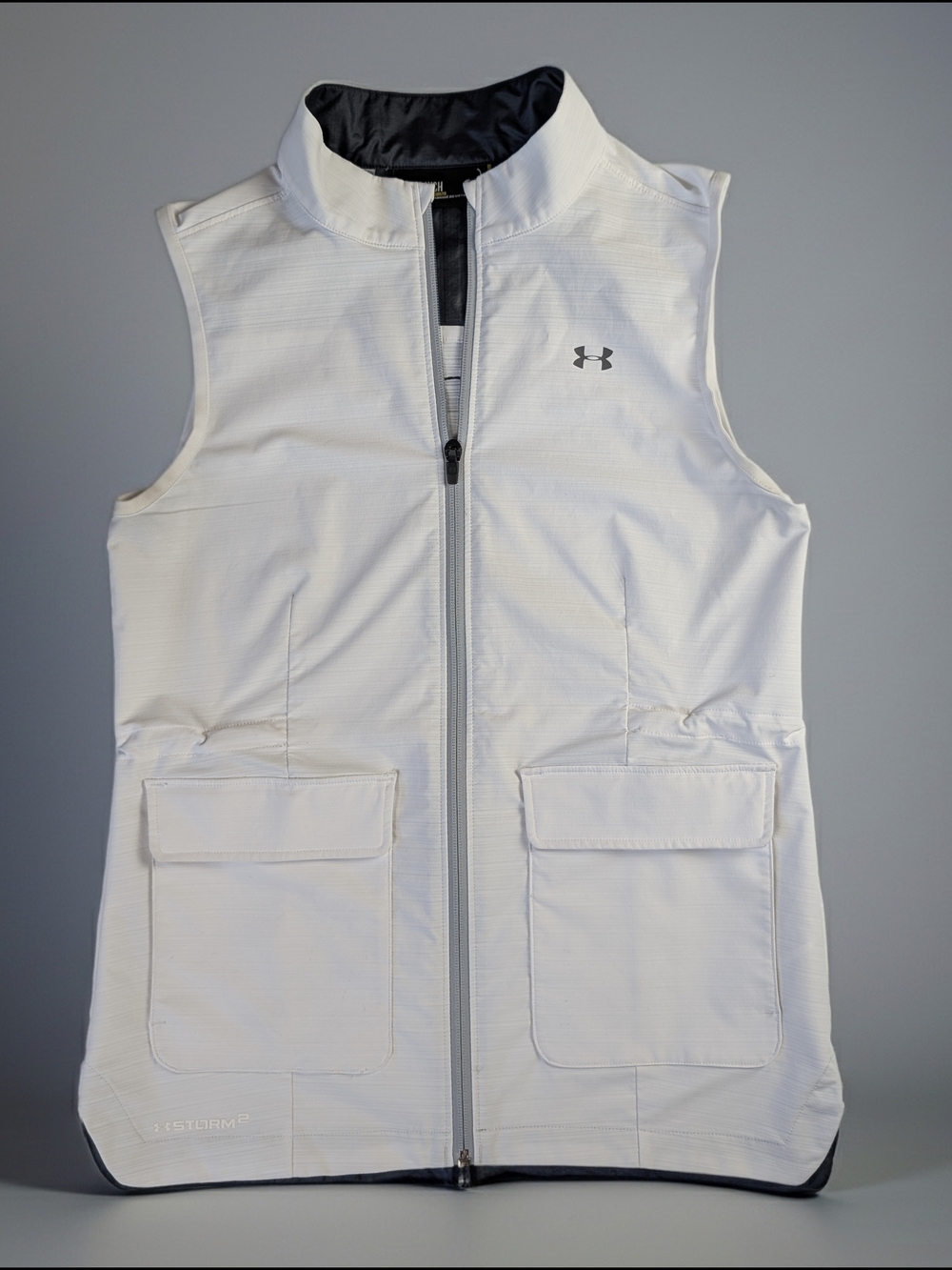 Under Armour Windstrike Women's XS Golf Vest White Black Storm 2‎ Technology